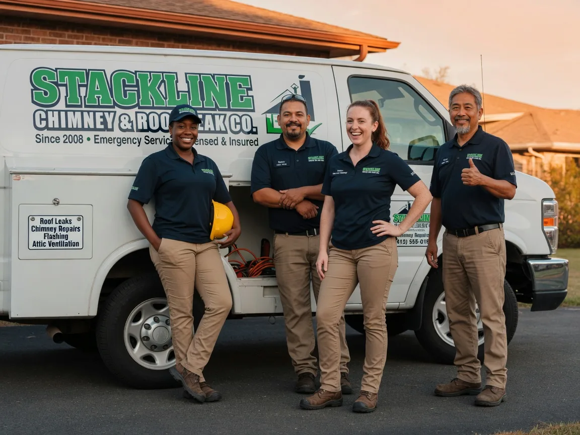 Chimney flashing repair company in Newcastle, CA